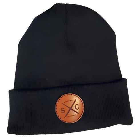 Black Beanie - StayCreative Apparel