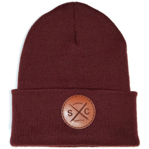 Maroon Beanie - StayCreative Apparel