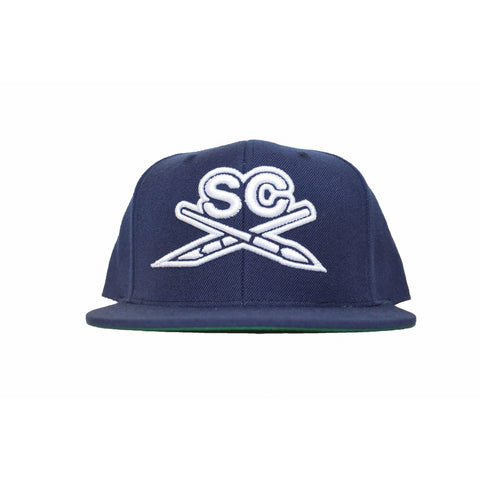 Navy Logo SnapBack - StayCreative Apparel